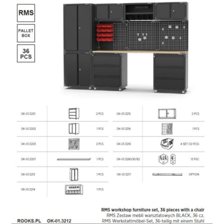 Mobilier metalic pentru atelier RMS Black [1]
