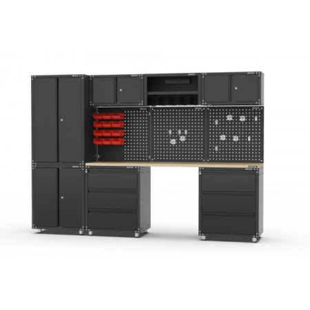 Mobilier service - Mobilier metalic pentru atelier RMS Black