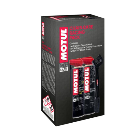 Moto/Atv - Motul Kit intretinere lant Factory Line C1 + C4 + perie