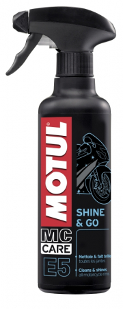Curatare moto - Motul MC Care E5 Shine & Go solutie intretinere plastice 400ml