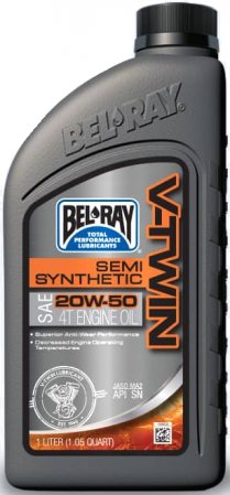 Ulei moto - Ulei de motor Bel-Ray V-TWIN SEMI SYNTHETIC 20W-50 1 l