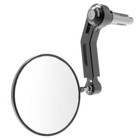 Oglinzi moto - Oglinda Retrovizoare Moto Dreapta Capat Ghidon Oxford Premium Aluminium Mirror Single RHS OX710