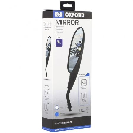Oglinzi moto - Oglinda Retrovizoare Moto Dreapta Oxford Oval OX573