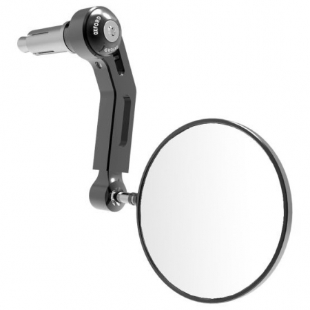 Moto/Atv - Oglinda Retrovizoare Moto Stanga Capat Ghidon Oxford Premium Aluminium Mirror Single LHS OX711