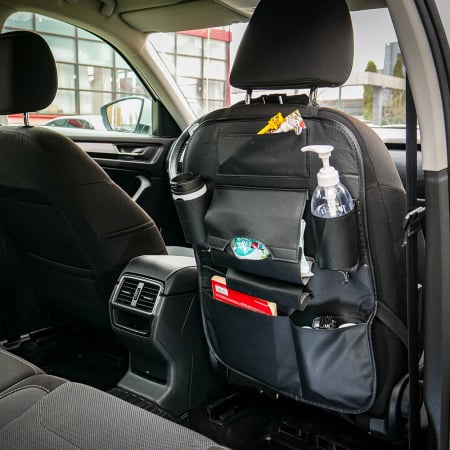 Organizator Scaun Auto Multifunctional Negru [2]