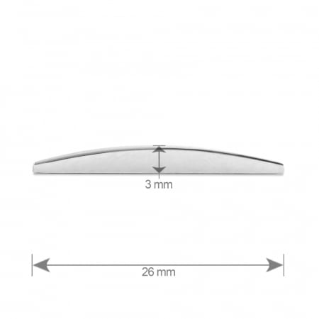 Ornament Auto 3D. Cifra 2. 26 Mm. Cromat [2]