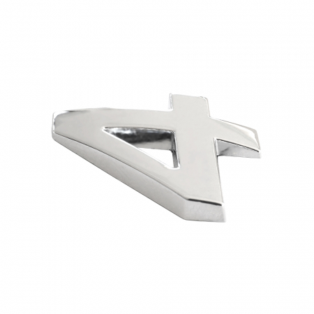 Ornament Auto 3D. Cifra 4. 26 Mm. Cromat [1]