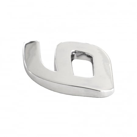Ornament Auto 3D. Cifra 6. 26 Mm. Cromat [1]