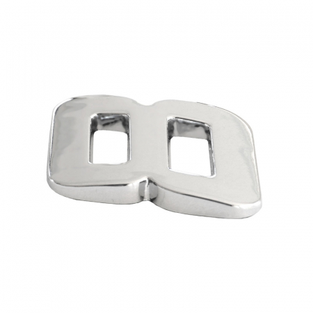 Ornament Auto 3D. Cifra 8. 26 Mm. Cromat [1]