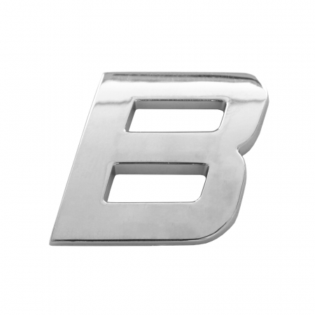 Accesorii auto exterior - Ornament Auto 3D. Litera B. 26 Mm. Cromat
