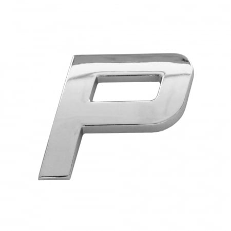 Accesorii auto exterior - Ornament Auto 3D. Litera P. 26 Mm. Cromat