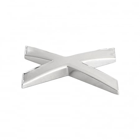 Ornament Auto 3D. Litera X. 26 Mm. Cromat [2]