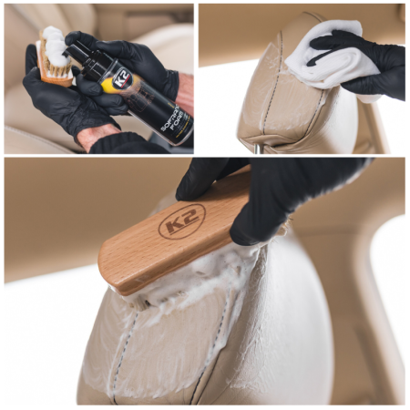 Pachet detailing interior PREMIUM K2 PRO - Curatare completa piele, textile, plastice si geamuri [4]