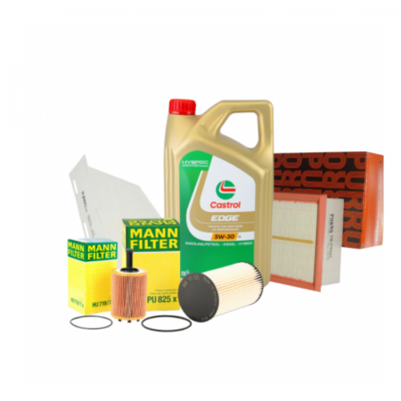 Piese auto - Pachet schimb ulei SILVER Castrol 5L+ filtre Purro/Mann pentru grupul VAG - VW AUDI SKODA SEAT 1.9TDI, 2.0TDI