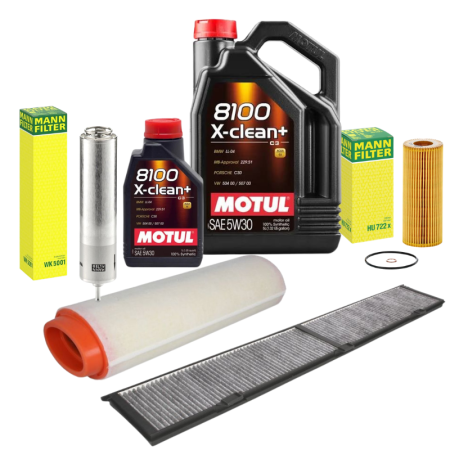 Piese auto - Pachet Revizie Silver Ulei Motul + Filtre pentru BMW 318d/320d E90 E91 M47N2 - tip motor M47N2