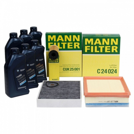 Pachete revizie - Pachet Revizie Ulei BMW + Filtre Mann pentru BMW seria 1 (F20 F21) 116d