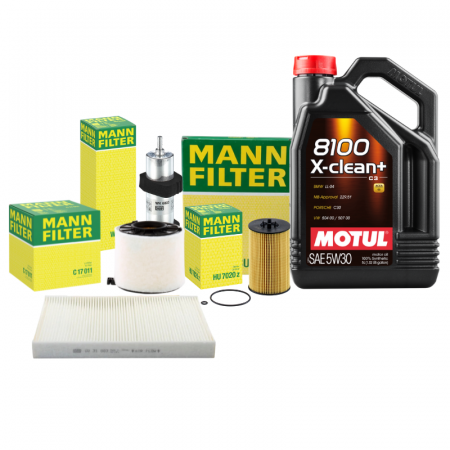 Pachete revizie - Pachet Revizie Ulei MOTUL + Filtre Mann pentru Audi A4/A5 B9 2.0TDI 190cp