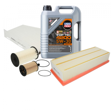 Piese auto - Pachet schimb ulei BRONZE Liqui Moly 5L+ filtre Purro pentru grupul VAG - VW AUDI SKODA SEAT 1.9TDI, 2.0TDI