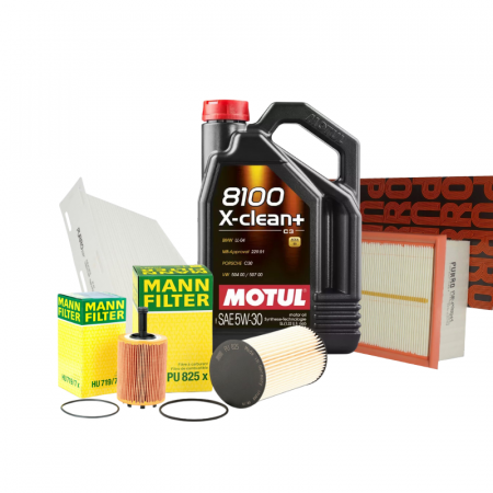 Pachete revizie - Pachet schimb ulei SILVER Motul 5L+ filtre Purro/Mann pentru grupul VAG - VW AUDI SKODA SEAT 1.9TDI, 2.0TDI