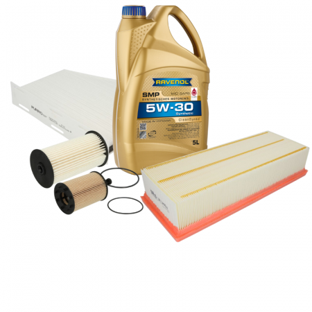 Pachete revizie - Pachet schimb ulei BRONZE Ravenol 5L+ filtre Purro pentru grupul VAG - VW AUDI SKODA SEAT 1.9TDI, 2.0TDI