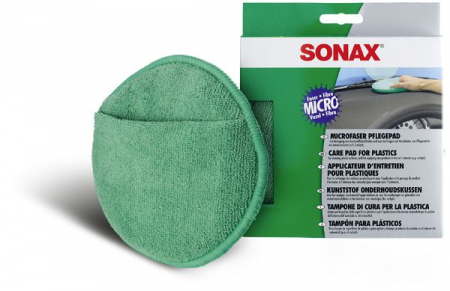 Intretinere auto - Pad Din Microfibra Pentru Intretinerea Materialelor Plastice Sonax