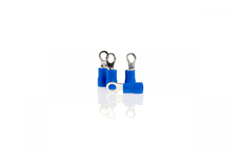 Consumabile service - Papuc Electric Auto Izolat Albastru Tip Circular 4.3Mm-Set 10 Buc