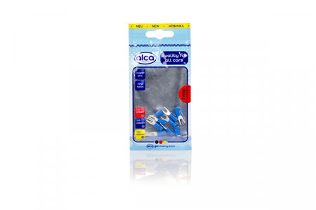 Papuc Electric Auto Izolat Albastru Tip Furca 4.3Mm-Set 10 Buc [1]