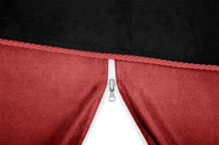 Set Perdele compatibile cu Iveco, Scania, Volvo, Mercedes, Renault, Daf , Man, Ford - ROSU [3]