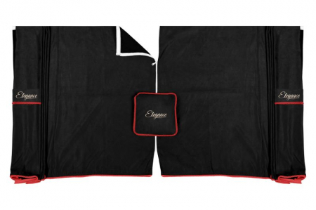 Set Perdele compatibile cu Iveco, Scania, Volvo, Mercedes, Renault, Daf , Man, Ford - ROSU [1]