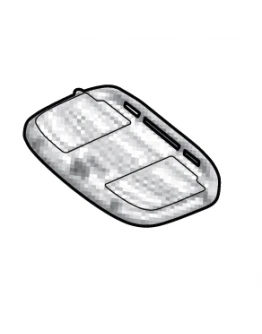 Moto/Atv - Placa de prindere SHAD D1B40PAR for SH39/SH40/SH44/SH45/SH46/SH47