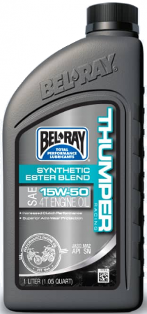 Ulei moto - Ulei de motor Bel-Ray THUMPER RACING SYNTHETIC ESTER BLEND 4T 15W-50 1 l