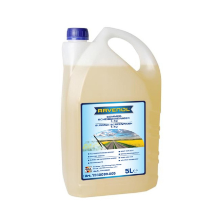 Lichid parbriz - RAVENOL - Solutie parbriz concentrat vara,aroma portocala 5L 1:10