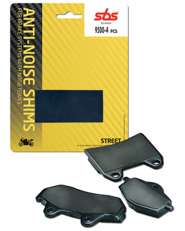 Moto/Atv - SBS - Plachete antizgomot placute de frana [Brake pad shims] - 4 buc