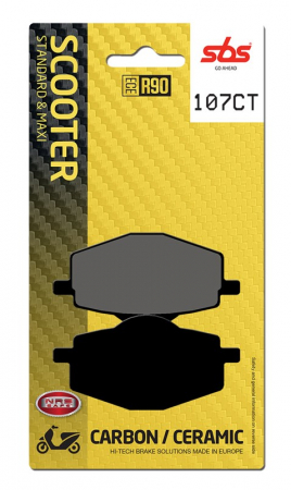 Moto/Atv - SBS - placute frana 107CT - Scooter [Carbon / Ceramic]