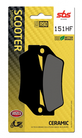 Moto/Atv - SBS - placute frana 151HF [671HF] - Scooter [Ceramic]