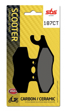 Moto/Atv - SBS - placute frana 187CT - Scooter [Carbon / Ceramic]