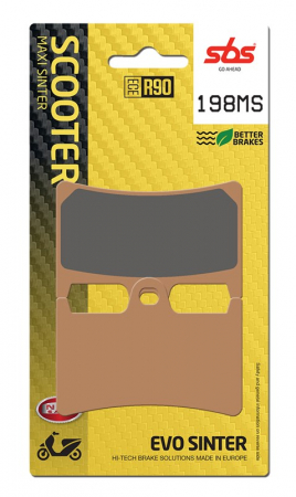 Moto/Atv - SBS - placute frana 198MS - Maxi Scooter [Sinter]