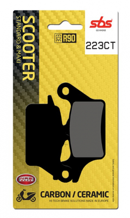 Moto/Atv - SBS - placute frana 223CT - Scooter [Carbon / Ceramic]