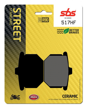 Moto/Atv - SBS - placute frana 517HF - Street [Ceramic]
