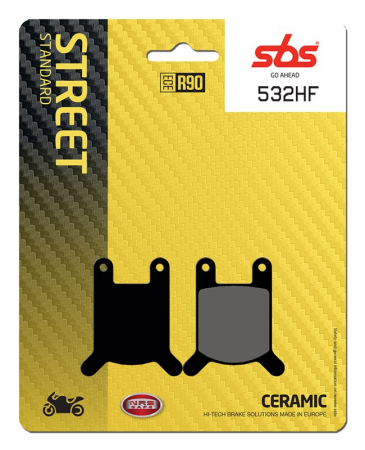 Moto/Atv - SBS - placute frana 532HF - Street [Ceramic]