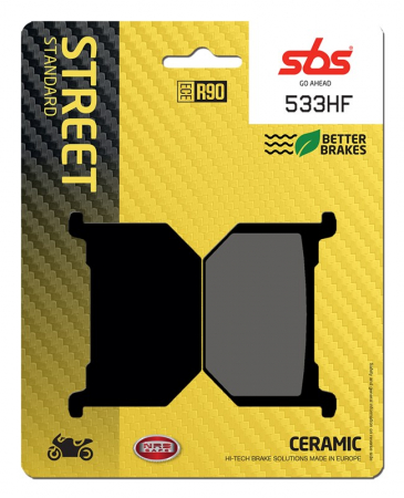Moto/Atv - SBS - placute frana 533HF - Street [Ceramic]