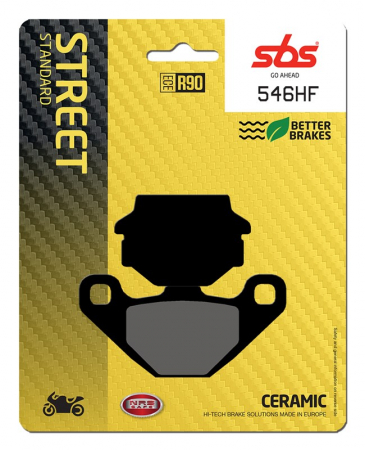 Moto/Atv - SBS - placute frana 546HF [135HF] - Street [Ceramic]