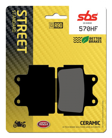Moto/Atv - SBS - placute frana 570HF - Street [Ceramic]