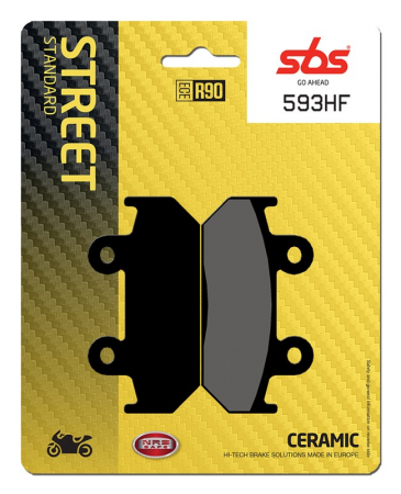 Moto/Atv - SBS - placute frana 593HF - Street [Ceramic]