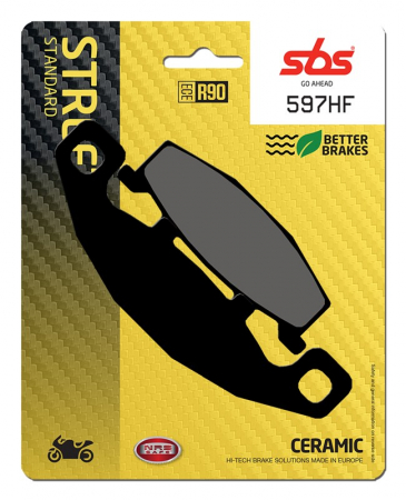 Moto/Atv - SBS - placute frana 597HF - Street [Ceramic]