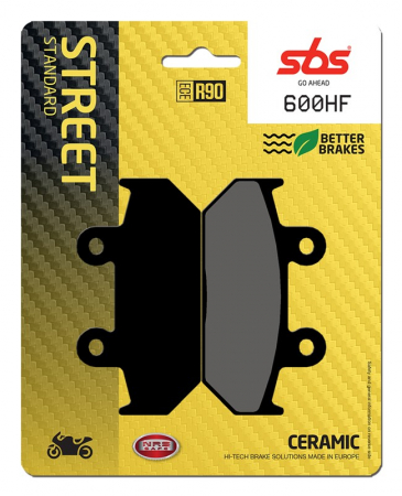 Moto/Atv - SBS - placute frana 600HF - Street [Ceramic]