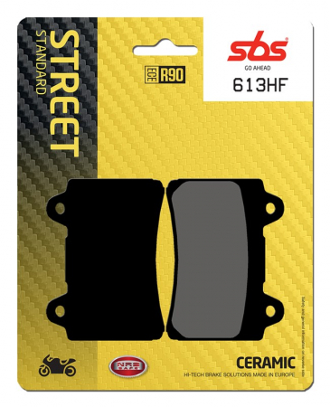 Moto/Atv - SBS - placute frana 613HF - Street [Ceramic]