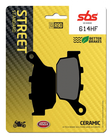 Moto/Atv - SBS - placute frana 614HF - Street [Ceramic]