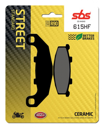 Moto/Atv - SBS - placute frana 615HF - Street [Ceramic]