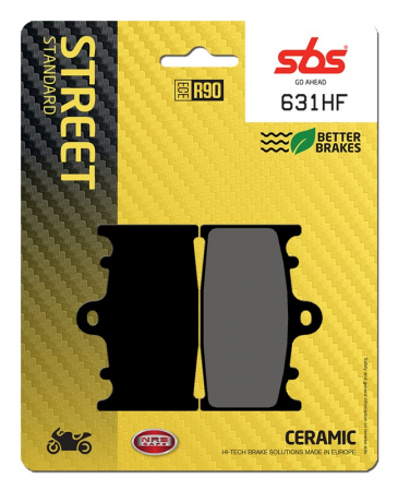 Moto/Atv - SBS - placute frana 631HF - Street [Ceramic]